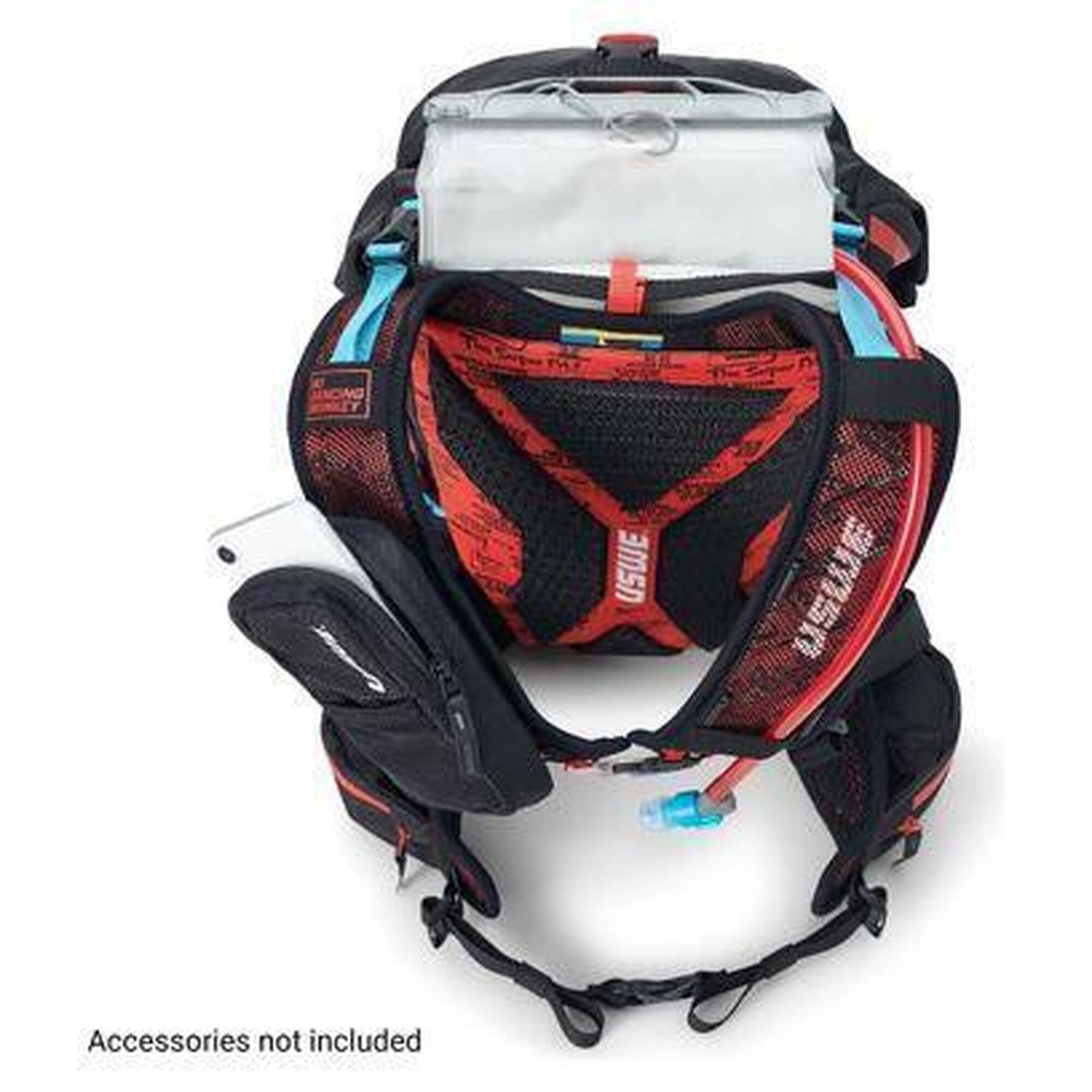 Uswe Sac d'hydratation epic 8l noir/rouge, avec poche à eau 3l | 139.95 € - Culture Vélo