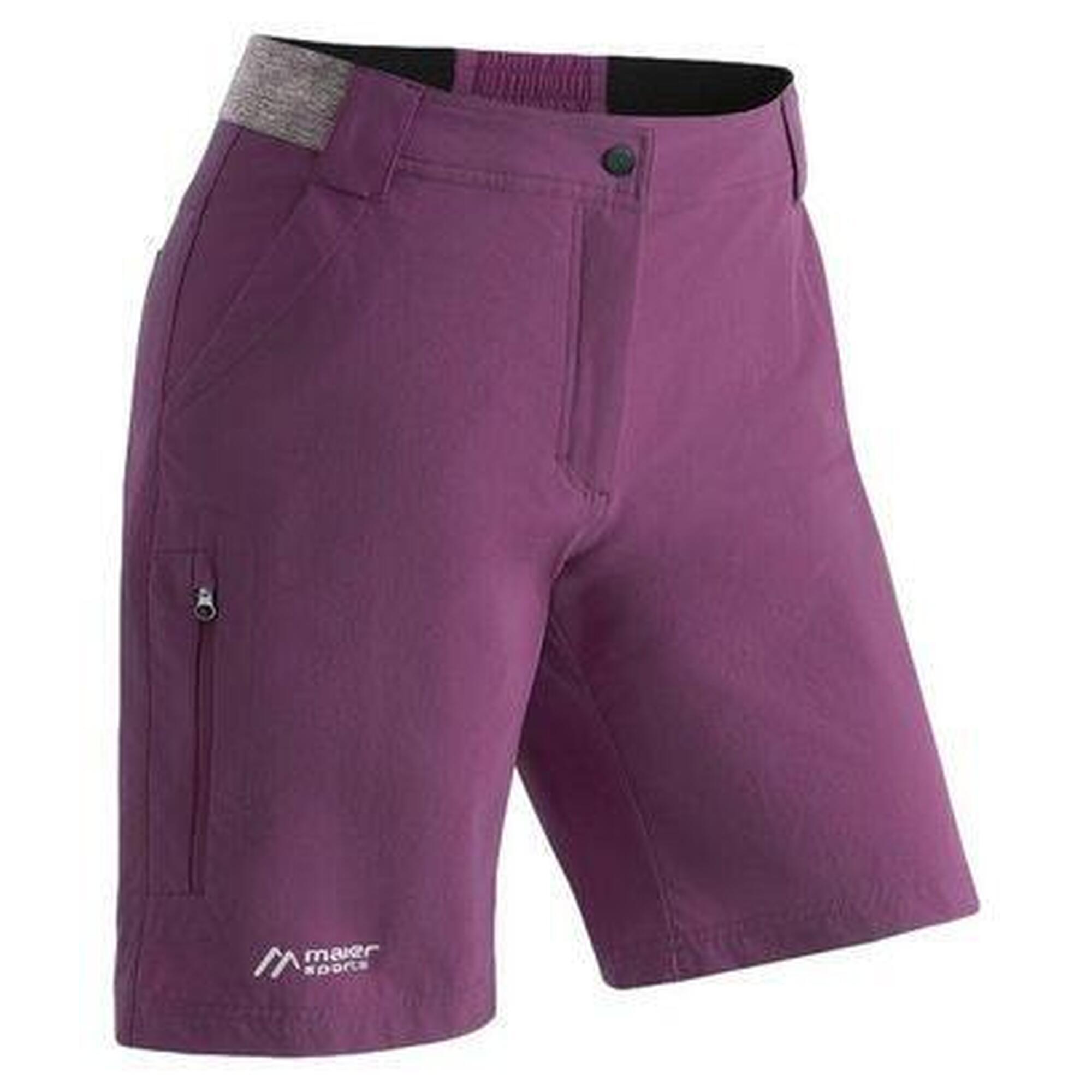 Maier Sports - Short De Randonnée Femme Maier Sport Norit Regular Violet - Short - Violet - Decathlon