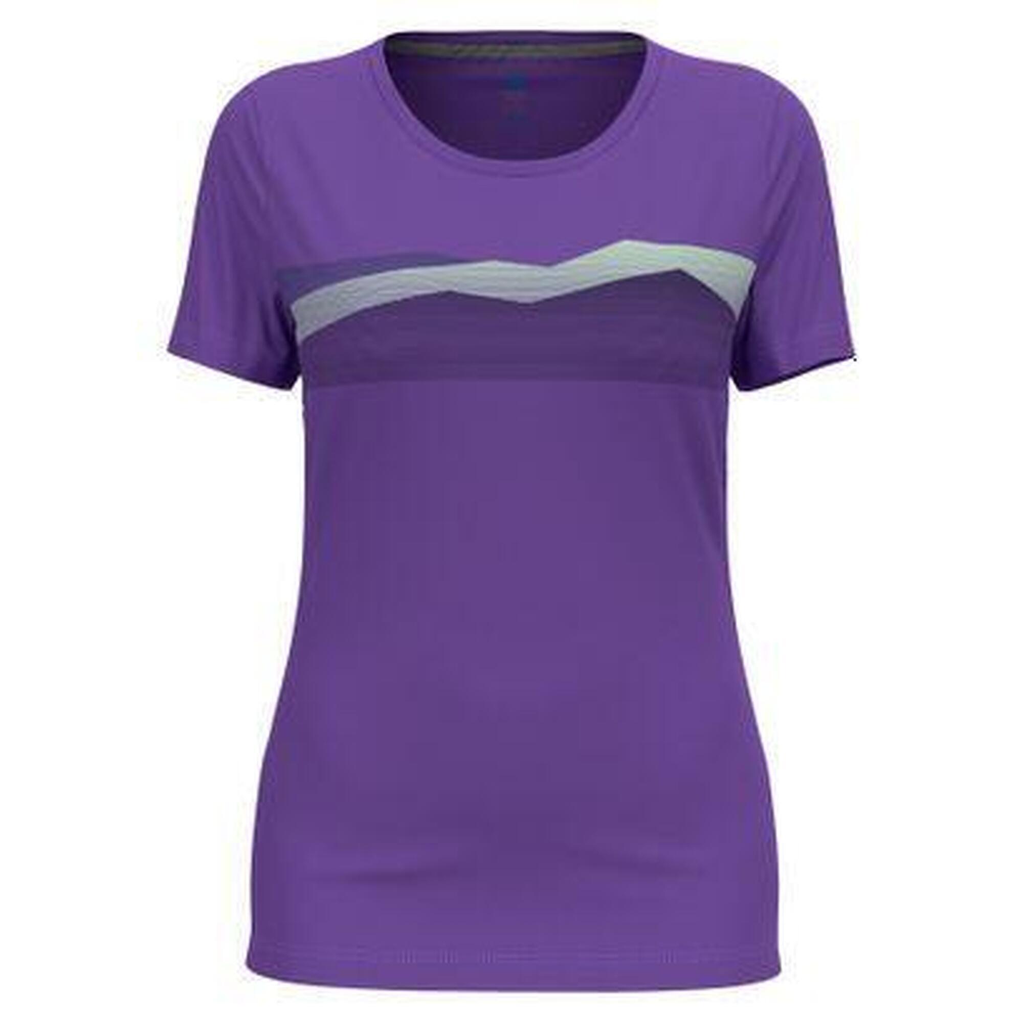 Odlo - T-shirt Technique Femme Odlo F-dry Ridgeline Violet - T-shirt Manches Courtes - Gris|violet - Decathlon
