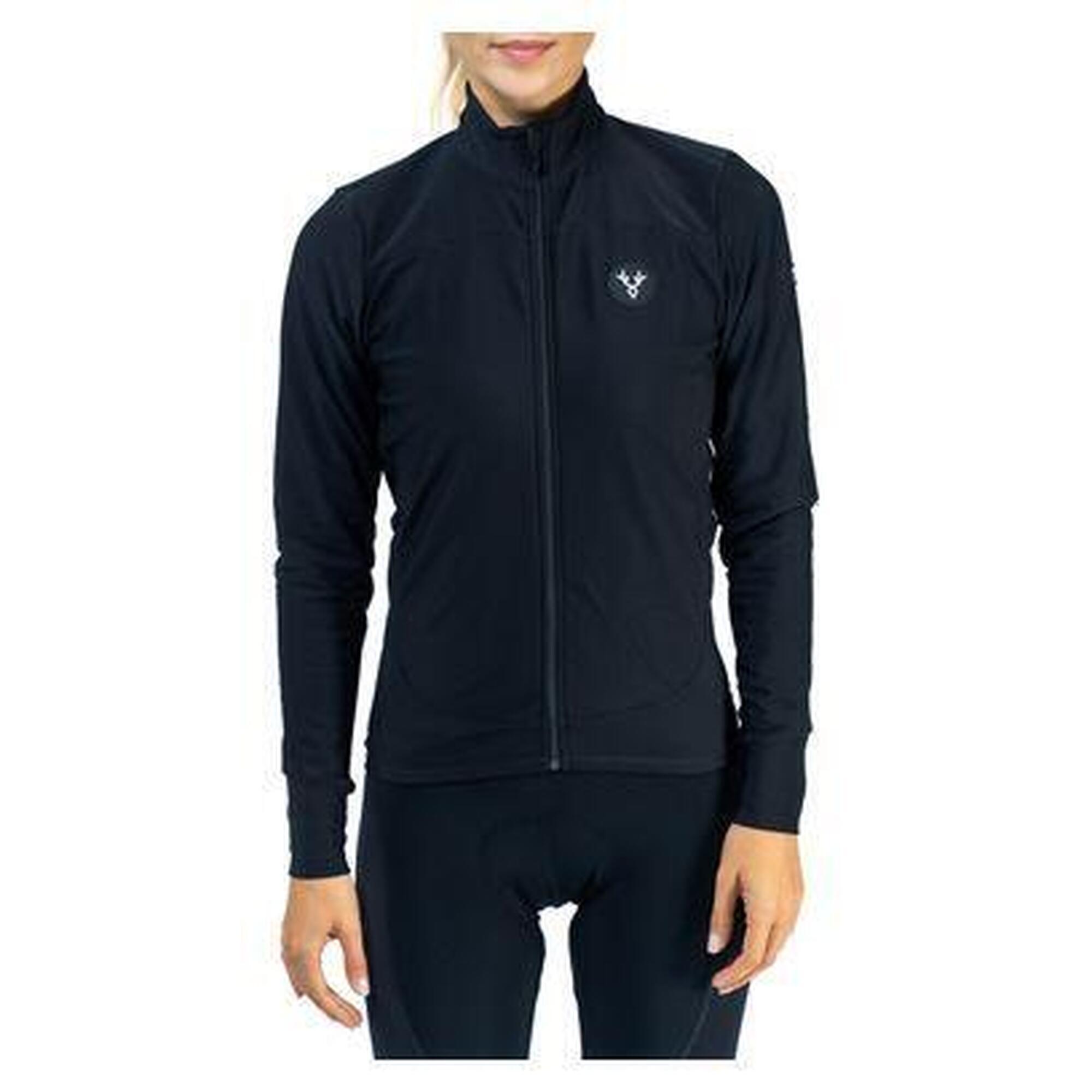 Lebram - Maillot Manches Longues Femme Lebram Ventoux Uni Noir - Maillot Manches Longues - Noir - Decathlon