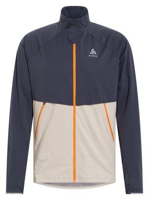 Odlo Zeroweight Pro Warm Running Jacket Blau/Beige