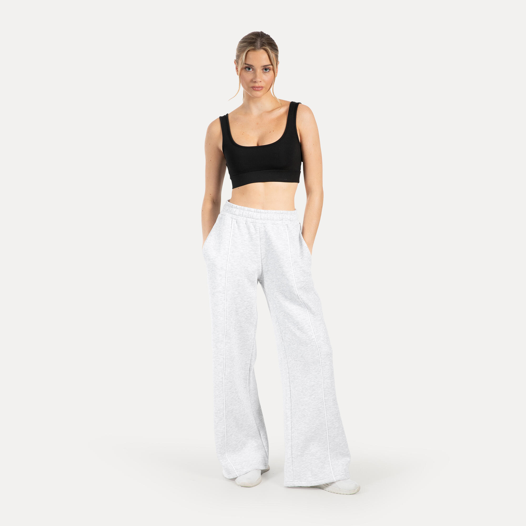 Damen Jogginghose Siara Grau Melange 3/6