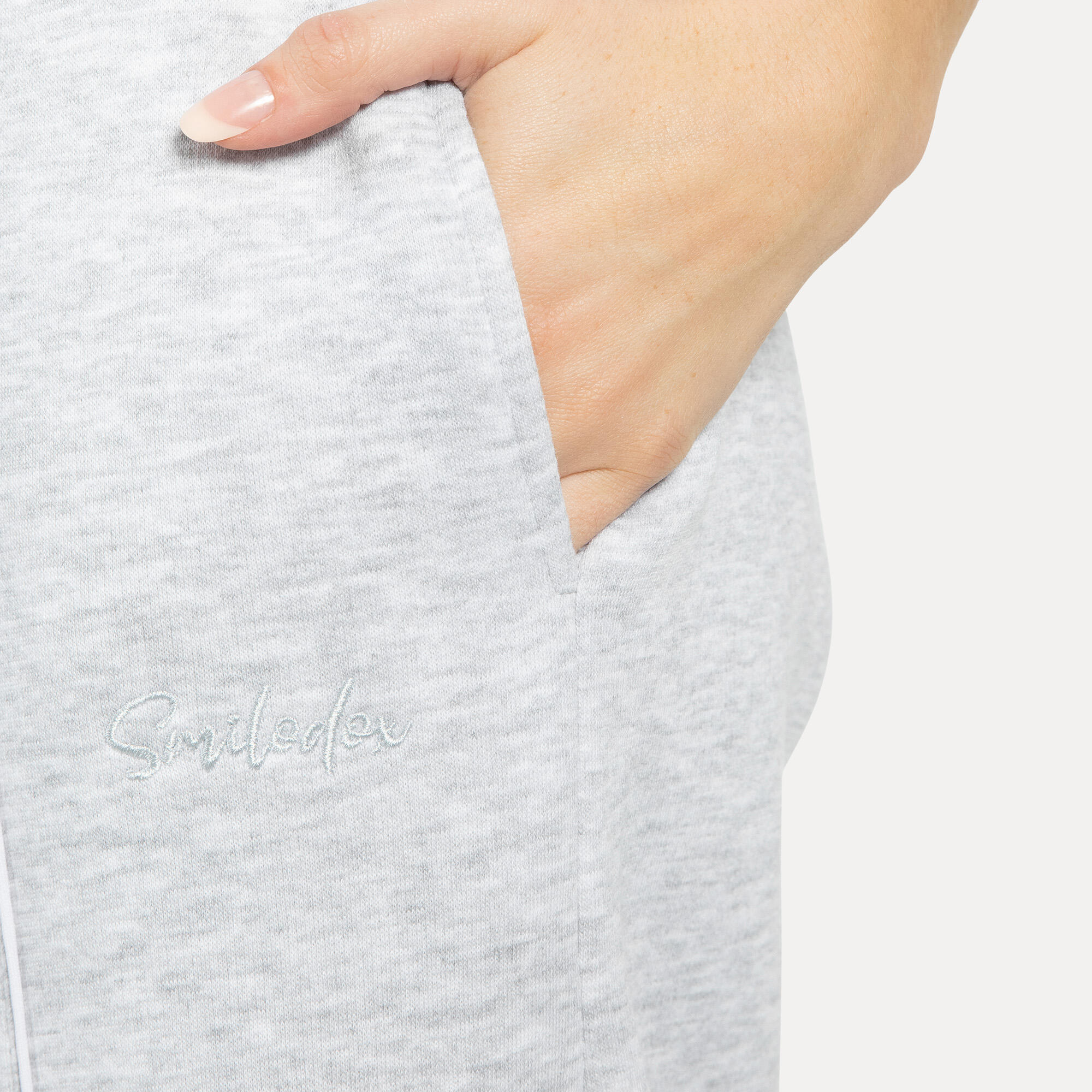 Damen Jogginghose Siara Grau Melange 5/6