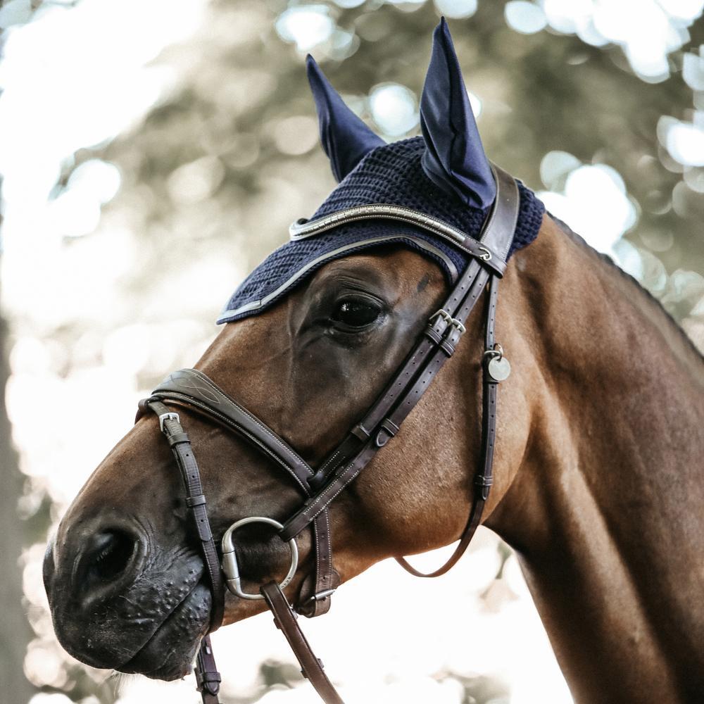 Fliegenhaube Leder Kentucky Wellington 3/3