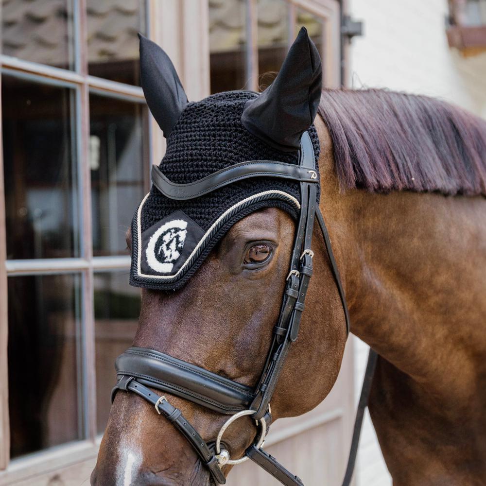 Bonnet anti-mouche Wellington 3D Logo rope noir Full 2/2