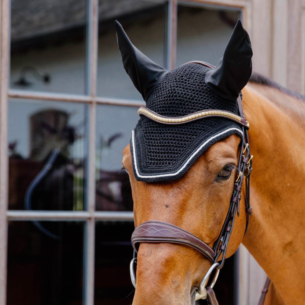 Bonnet anti-mouche Wellington diamond rope noir Full 2/2