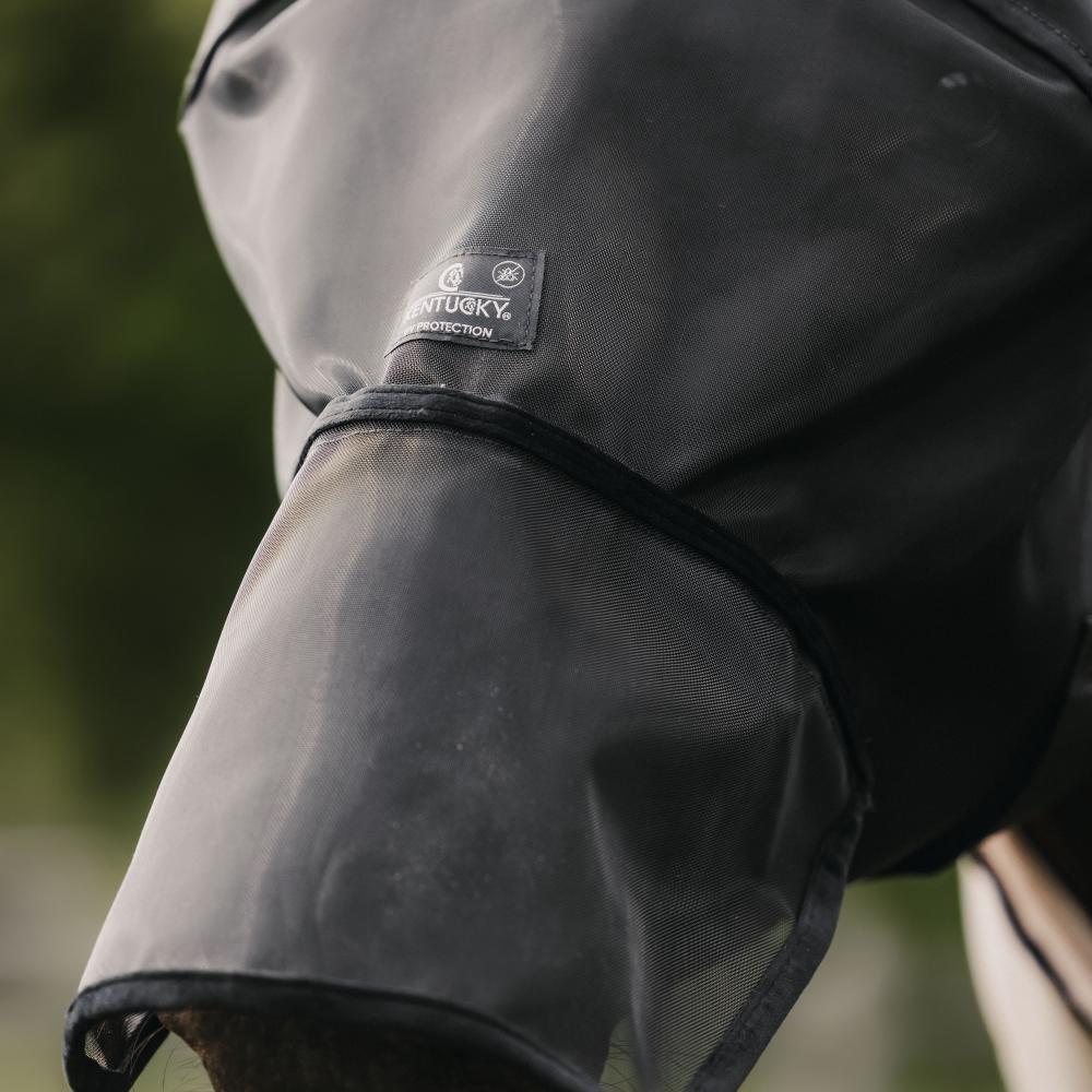 Máscara anti-moscas para caballos con orejas y bozal anti-uv Kentucky Classic 3/5