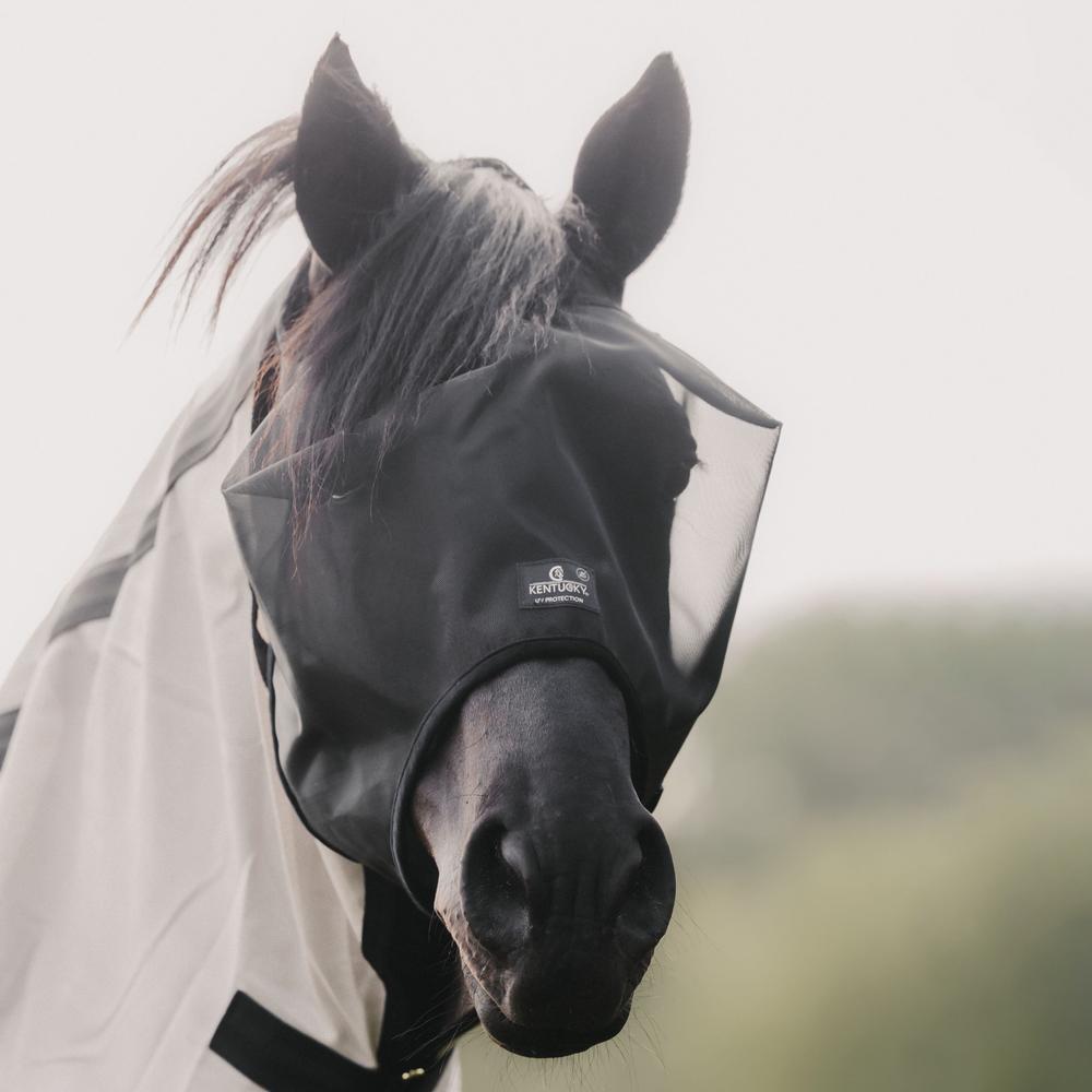 Fly mask classic without ears black cob 4/6