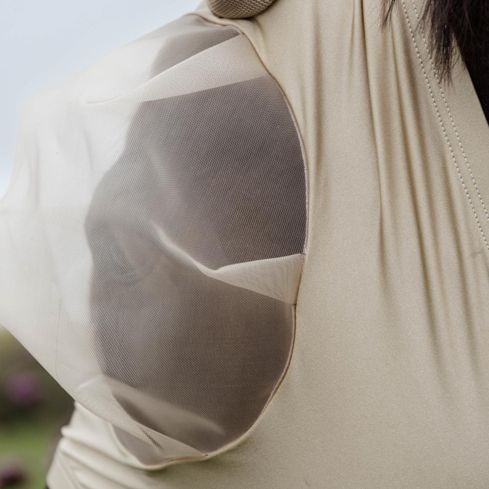 Fly mask slim fit pony beige 4/5
