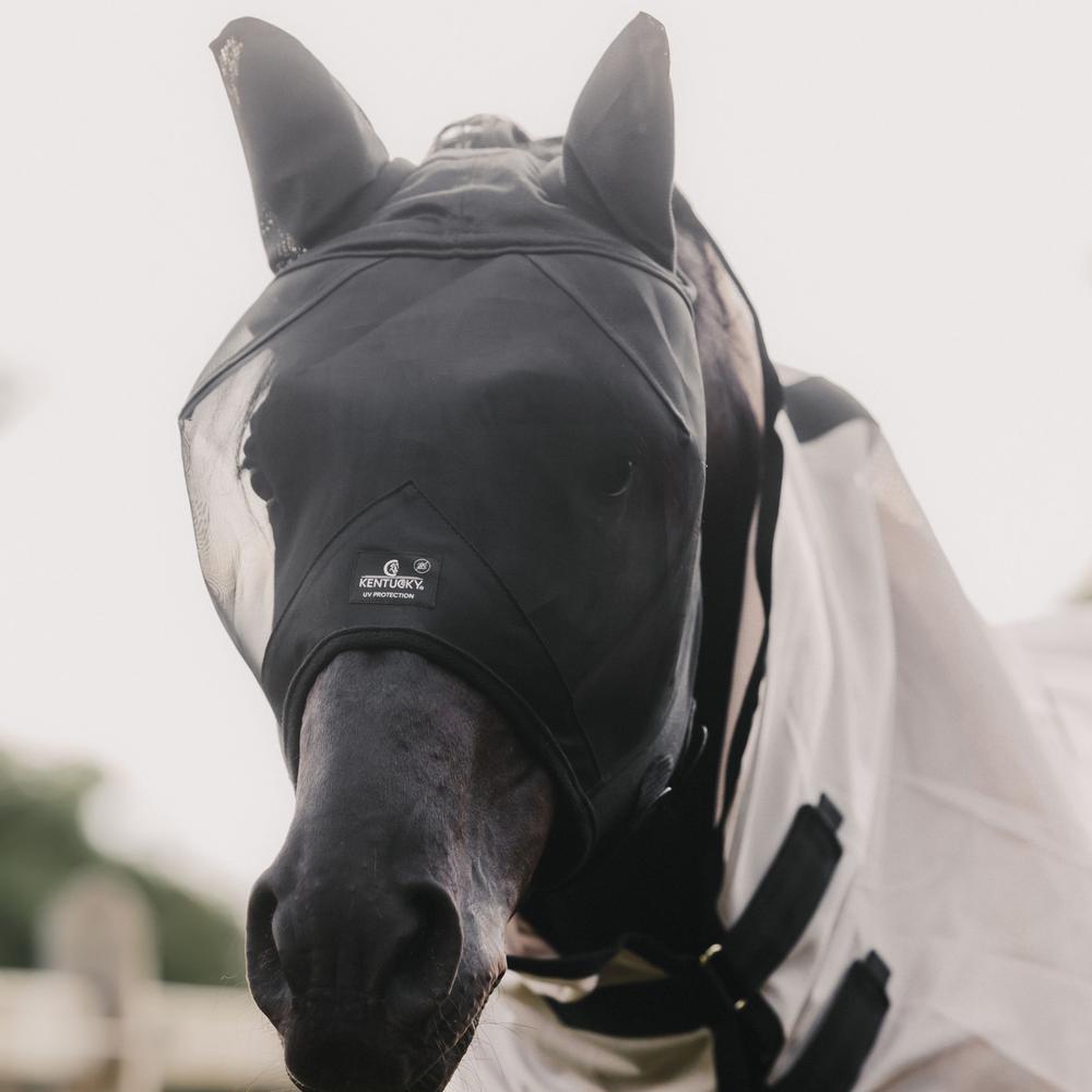 Masque anti-mouche classic avec oreilles noir Shetland Pony 4/5
