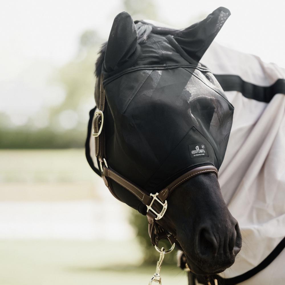 Masque anti-mouche classic avec oreilles noir Shetland Pony 3/5