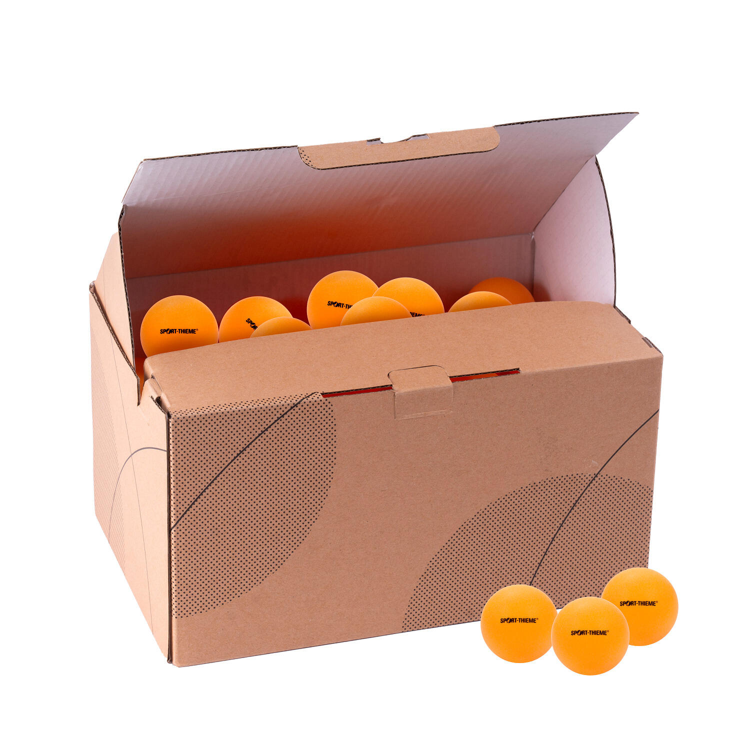 Balle de tennis de table « 1-Star 40+ » Orange Unisexe Orange 2/5