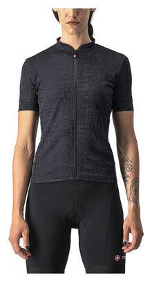 Maillot Castelli Promessa Jacquard Negro