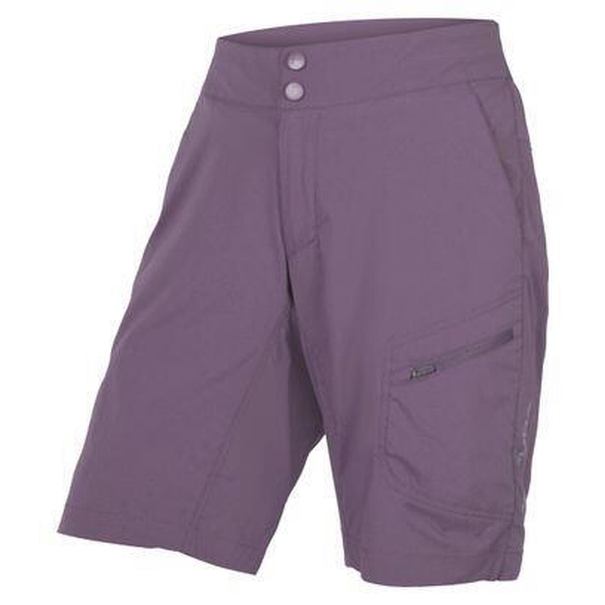 Endura - Short Avec Peau Femme Endura Hummvee Lite Violet - Short - Violet - Decathlon