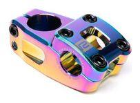 Attacco manubrio BMX Top-Load Radio Bikes Neon Pro 22.2 mm Violet OilSlick