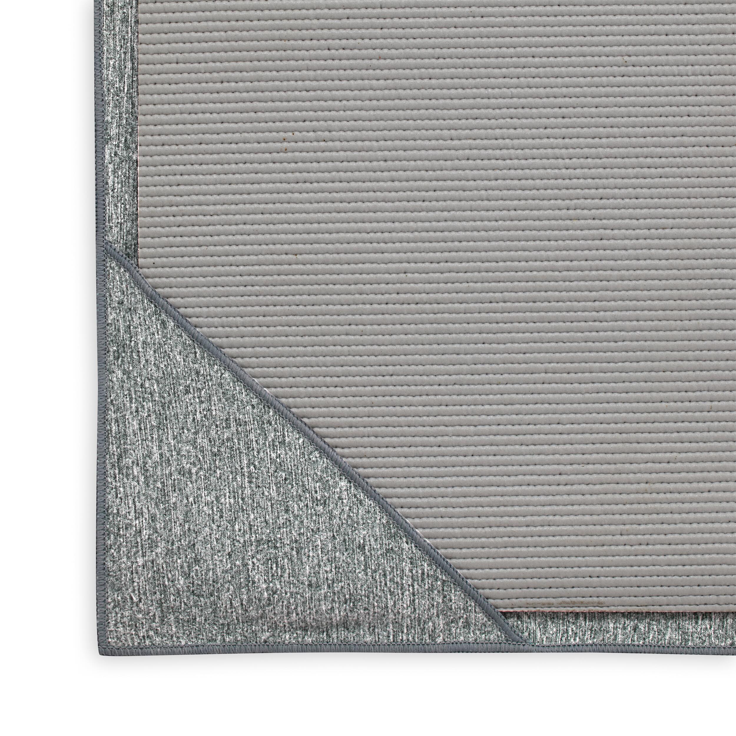 Active Dry yogamat handdoek grijs 3/4