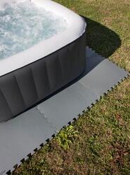 Tapis de protection pour piscine 50 x 50 cm Gris