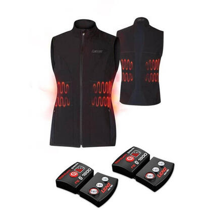 Set Gilet Chauffant LENZ 1.0 Femmes + batterie RCB 1800