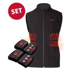 Set Gilet Chauffant LENZ 1.0 Femmes + batterie RCB 1800