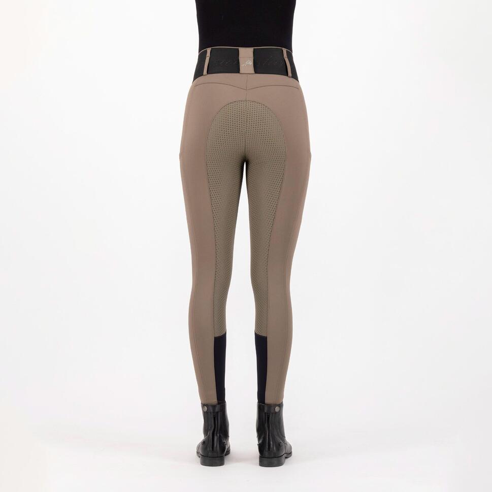 Damskie spodnie jeździeckie z pełnym lejem Euro-Star Athletic leanline