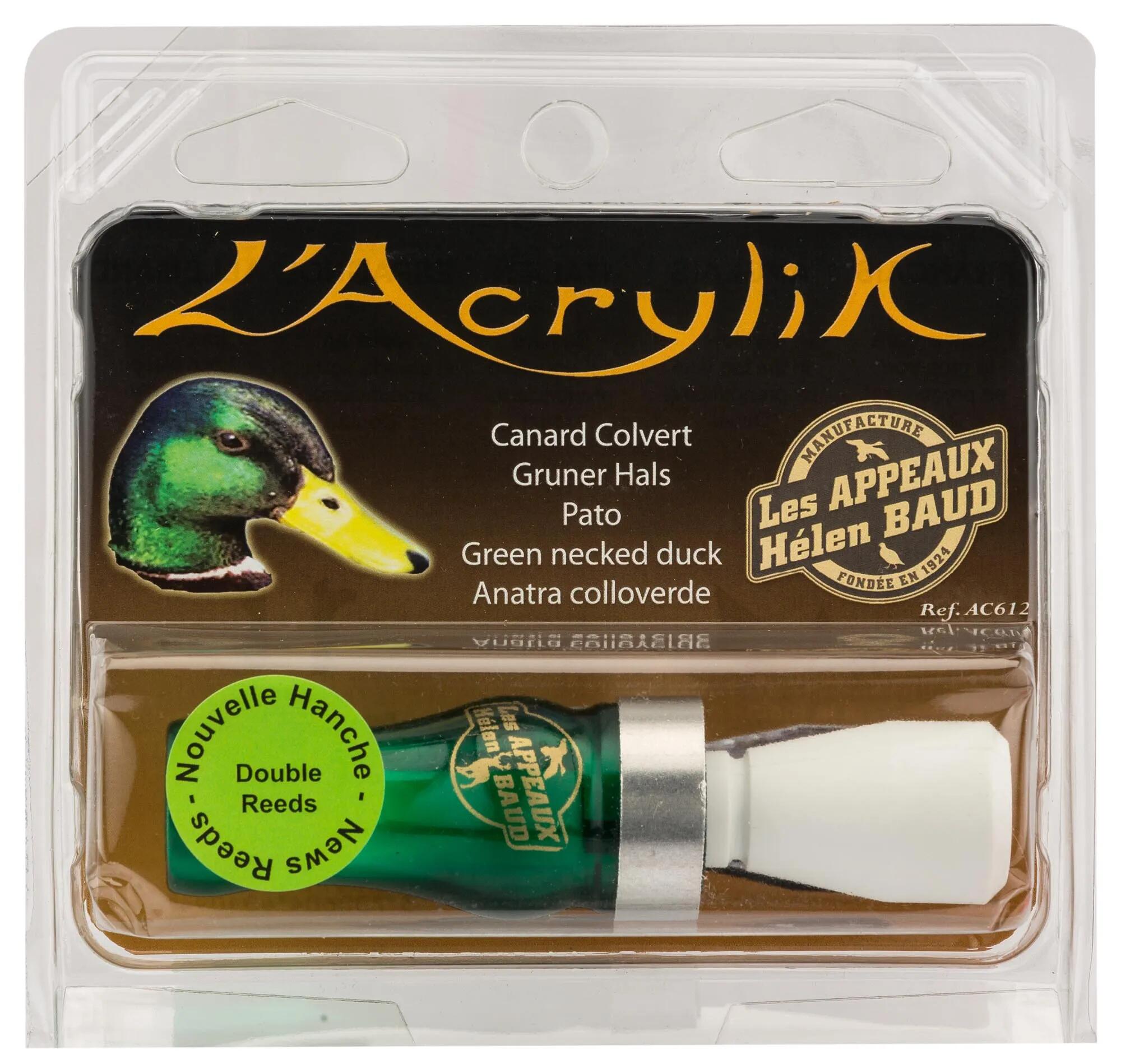 Appeau canard colvert acrylique 3/5