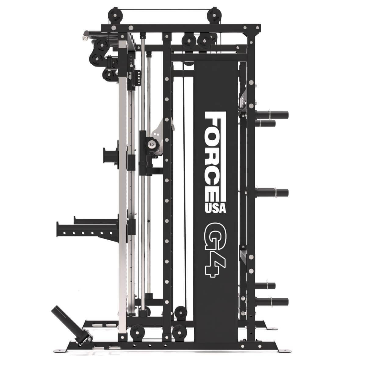 G4 All-In-One Trainer: Rack, Máquina Smith y Doble Polea + 154 kg de Placas 5/5