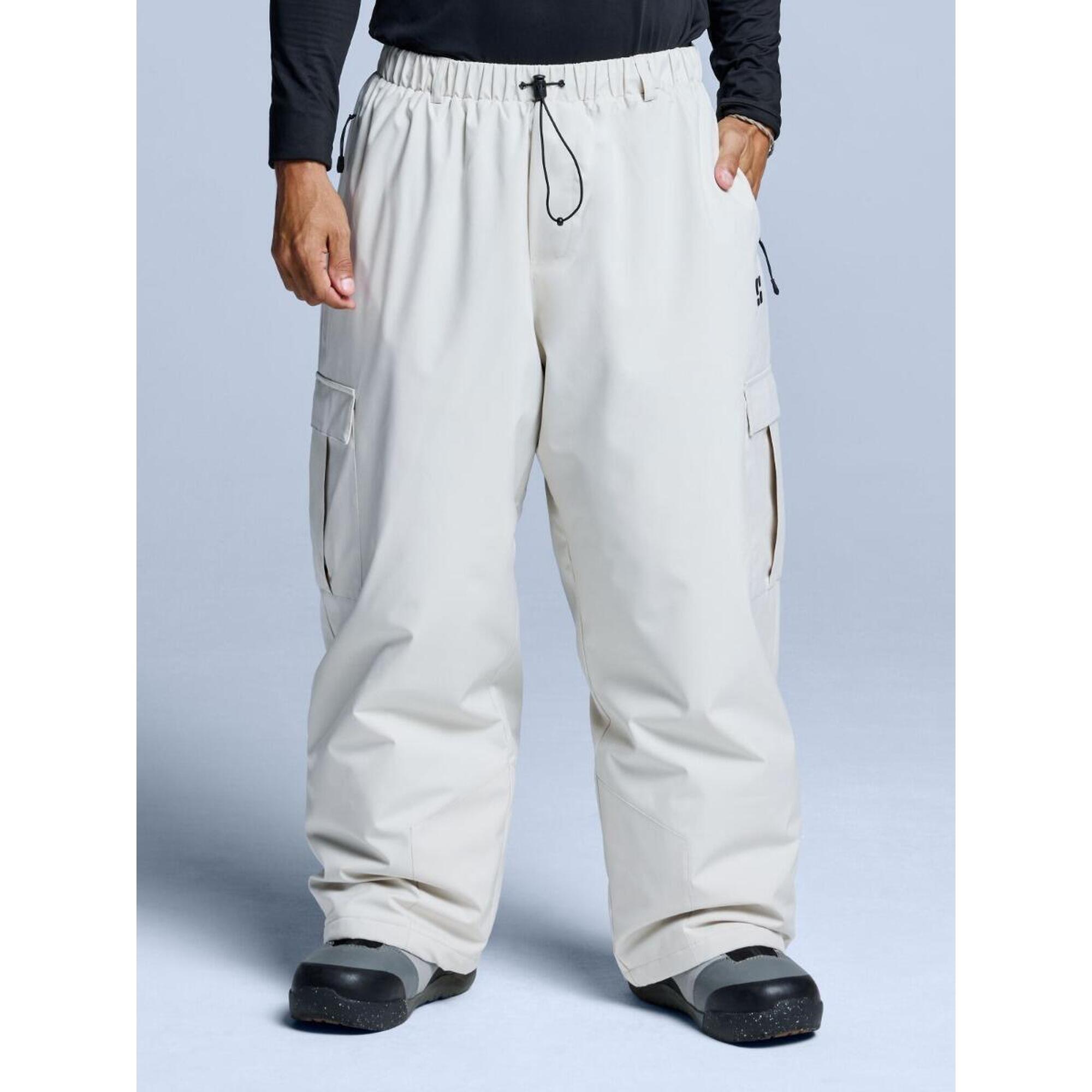 Poederbaas - Pantalon De Ski - Unisexe - Coupe Large - Park - Stone - Pantalon De Ski - Beige - Decathlon
