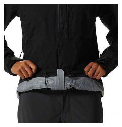 Chaqueta impermeable Mountain Hardwear New Stretch Ozonic negro mujer 7/7