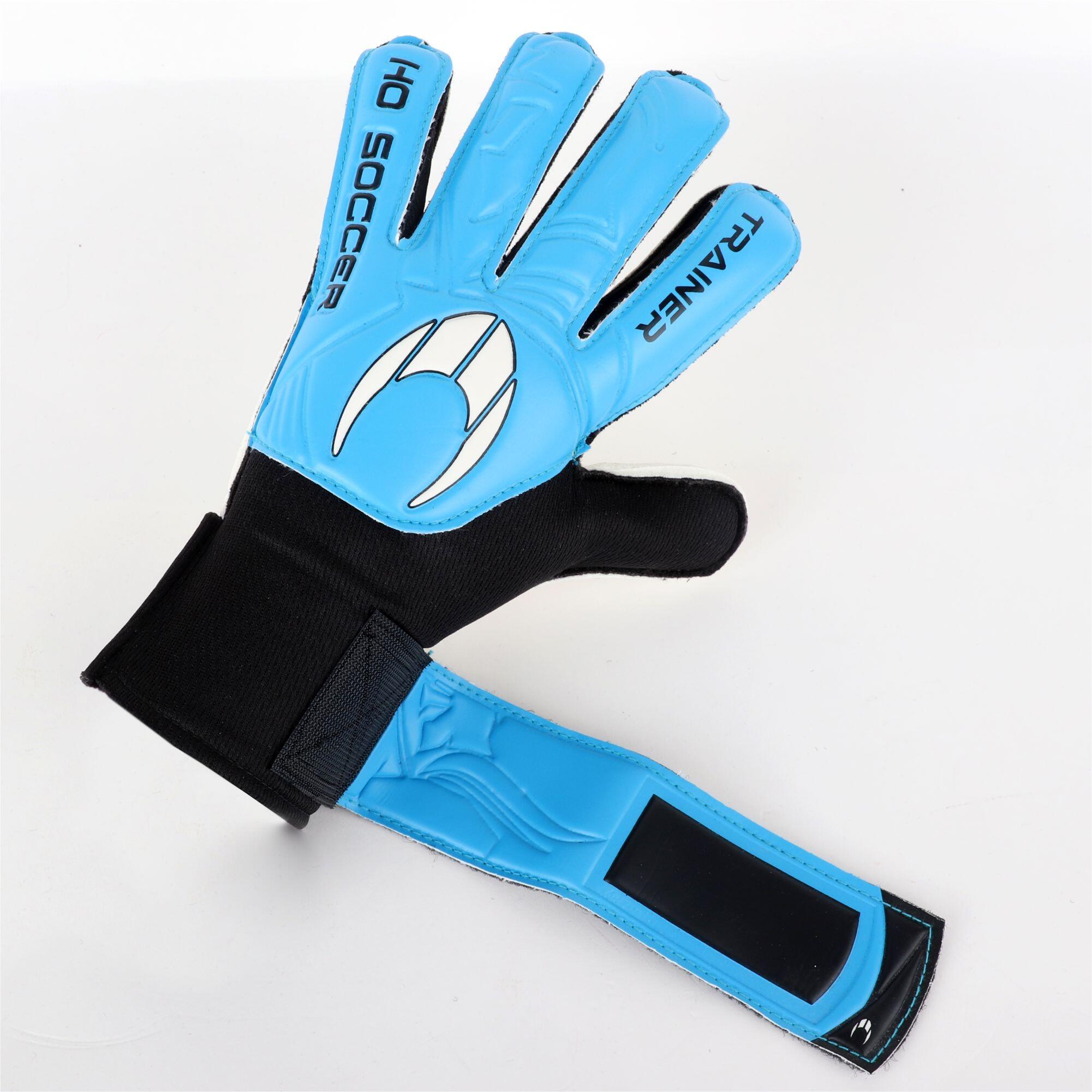 Guanti da portiere Ho Soccer per Bambino Trainer Pursuit FL Blu 4/7