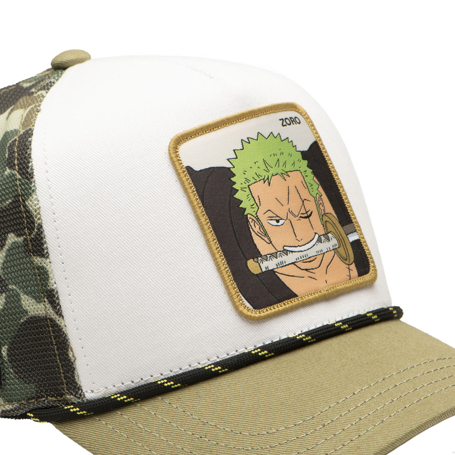 Casquette trucker premium avec filet One piece Zoro Camo 2/5
