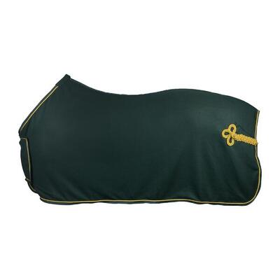 Coperta in pile con patta sul petto e ornamento Horka