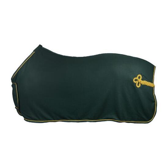 Coperta in pile con patta sul petto e ornamento Horka