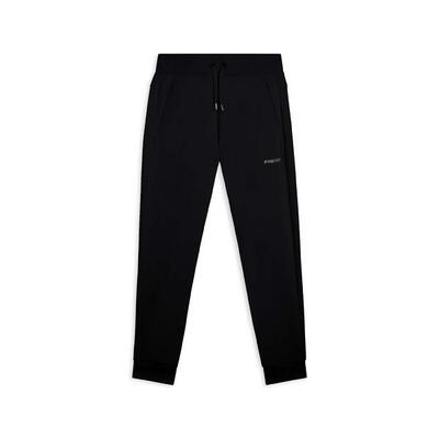 Pantaloni in felpa di cotone con fondo e vita in costina