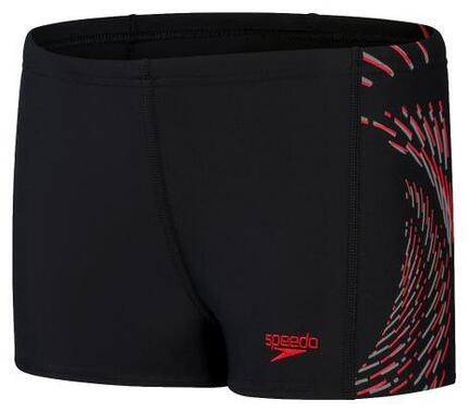 Maillot de Bain Speedo Plastisol Placement Noir/Rouge