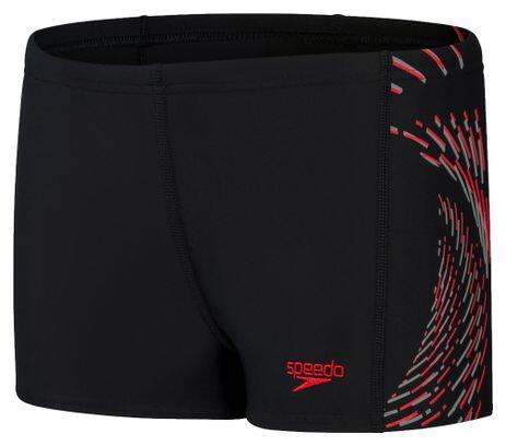 Maillot de Bain Speedo Plastisol Placement Noir/Rouge
