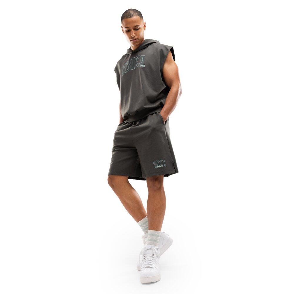 Calções desportivos em scuba para homem Lifestyle IBZ Bang Gray Cinzento 3/7