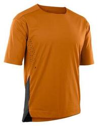 Maillot VTT manches courtes ION Scrub AMP BAT Orange Homme