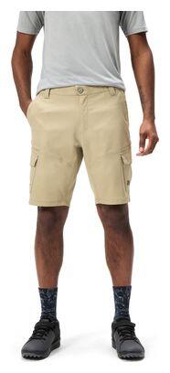 Endura Loop Herren Cargo-Shorts Kniehoch Beige mit ClickfastTM