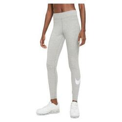 Legging Femme Nike Sportswear Essential Mi-bas Swoosh Gris