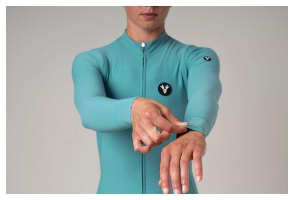 LeBram Race Damesblauwe Mid-season Turquoise Trui met lange mouwen 7/7