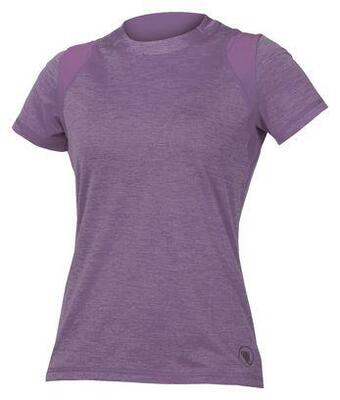 Endura SingleTrack Damen Kurzarm-Trikot Violett