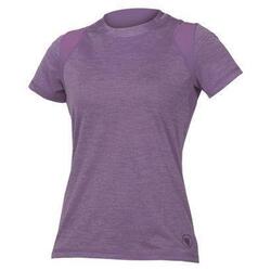 Endura SingleTrack Maillot Femme Manches Courtes — Violet