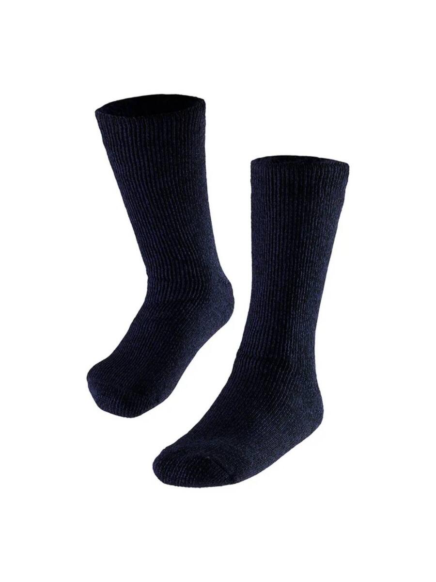 Chaussettes Thermiques Homme - 4 Paires - Bleu Marine 3/4