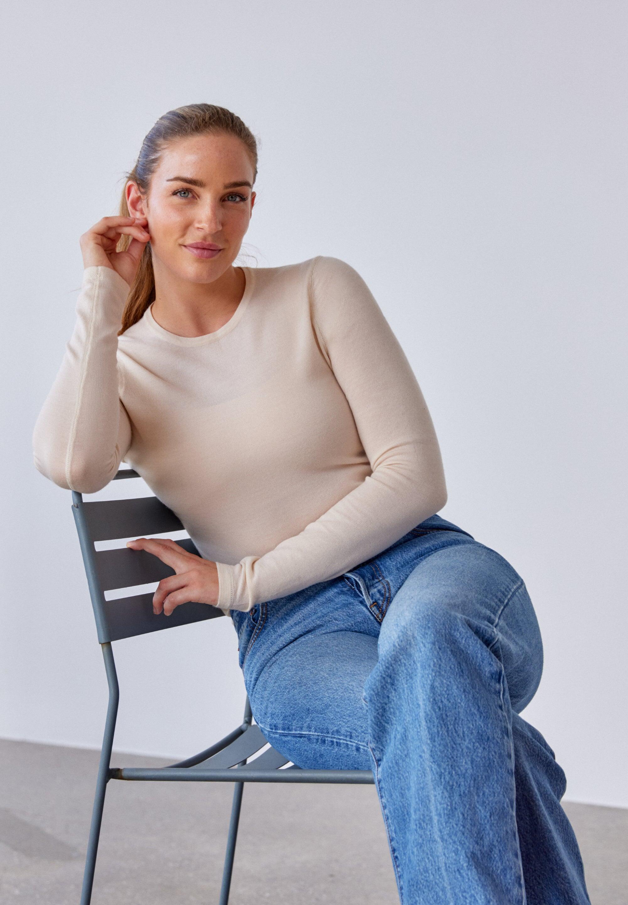 Ensemble Caleçon et Haut Thermique Femme en Laine Mérinos Hiver Chaud 5/6