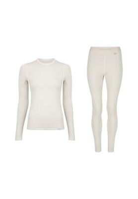 Dames merino thermo ondergoed set thermoshirt en legging warme winterlaag