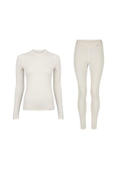Damen Merino Baselayer Set Langarmshirt & Leggings Warm Atmungsaktiv