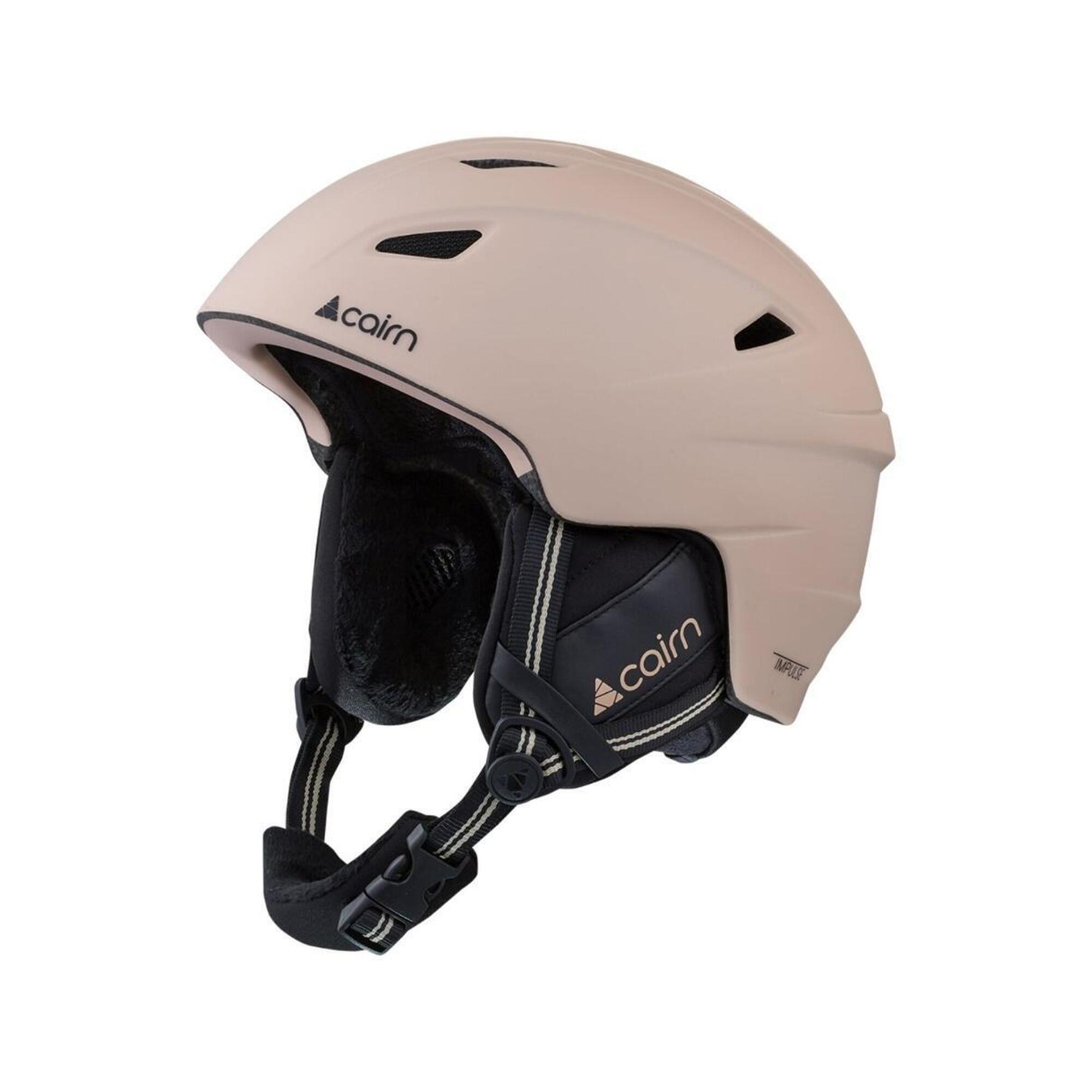 Cairn - Casque De Ski - Impulse - Rose Poudré - Casque - Rose - 55-56 Cm - Decathlon