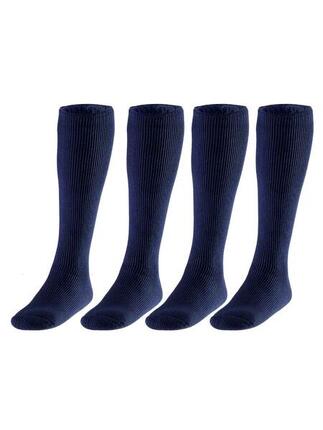 Chaussettes Thermiques Homme Longues - 4 Paires - Bleu Marine