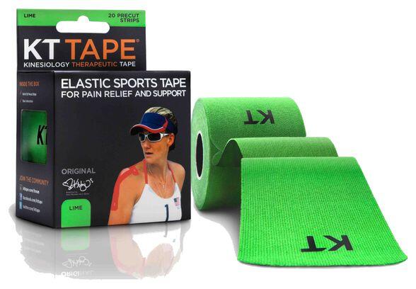 KT TAPE KT TAPE Original nastro kinesiologico precut 20 strisce, cotone, verde.