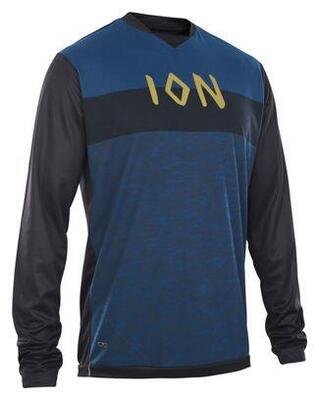 Ion scrub amp long sleeve jersey blauw / zwart